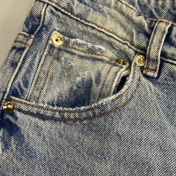 Ser.O.Ya Women's Heidi Patchwork Straight-Leg Jeans – Size 25 – Coastline Blue - Picture 10 of 13